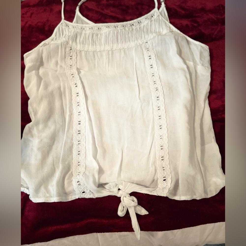 Maurice white tank top